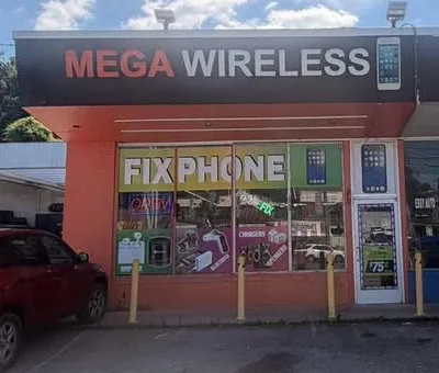 Mega Wireless storefront at 4717 B Nolensville Pike, Nashville